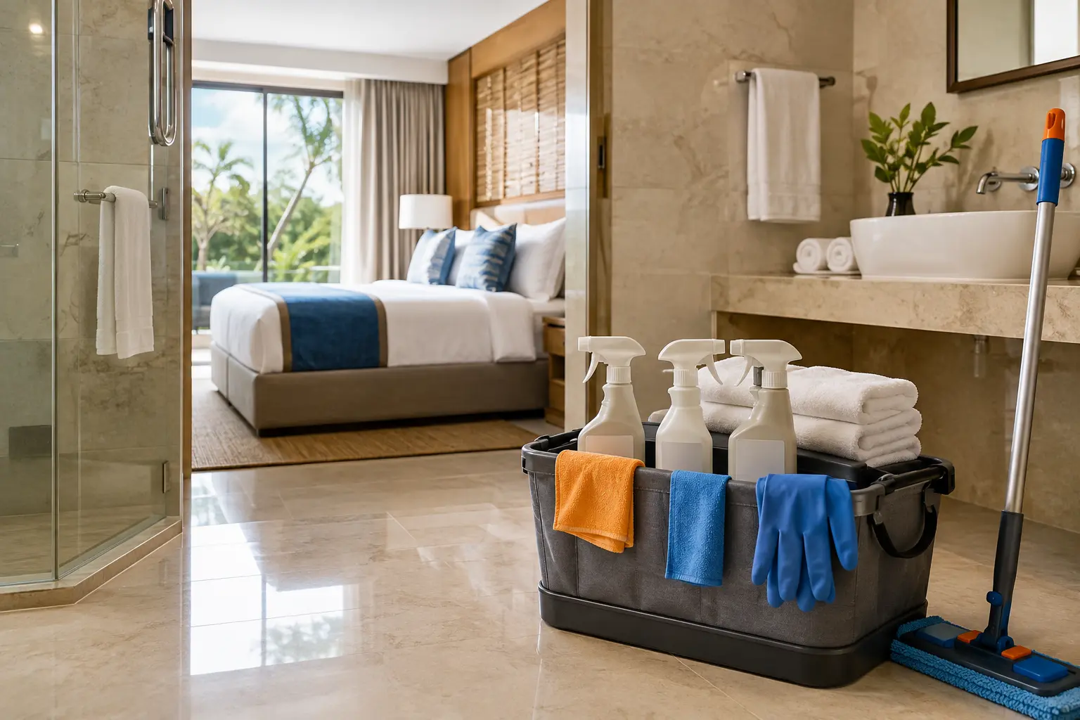 Razo Regular shown within the housekeeping system